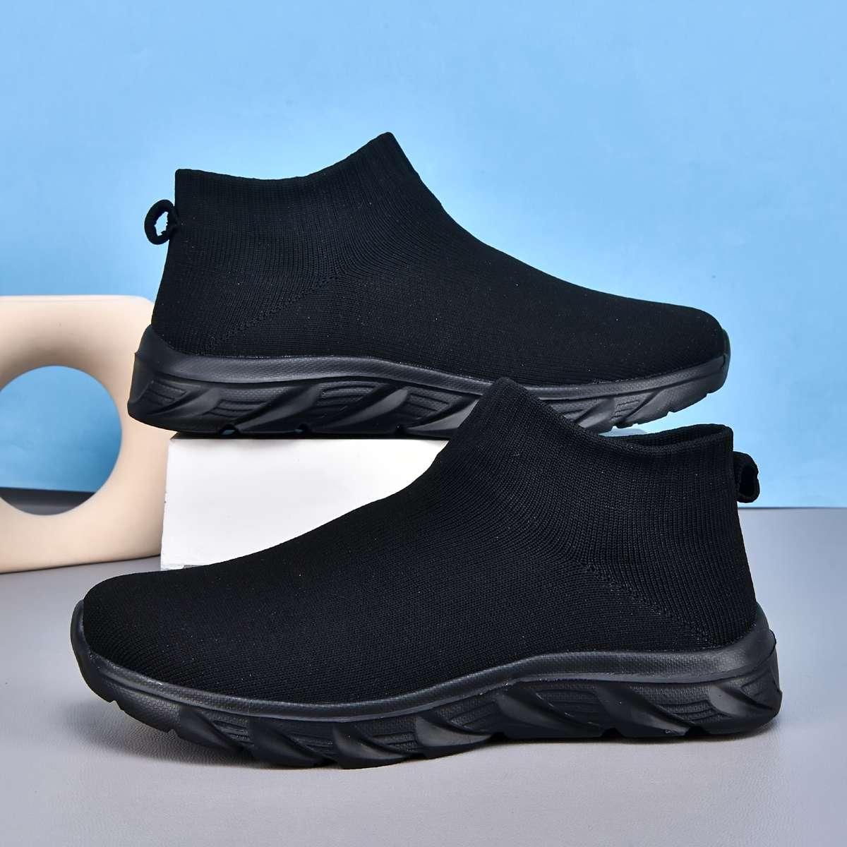 Cotton Slippers Color Black Sizeuk 7