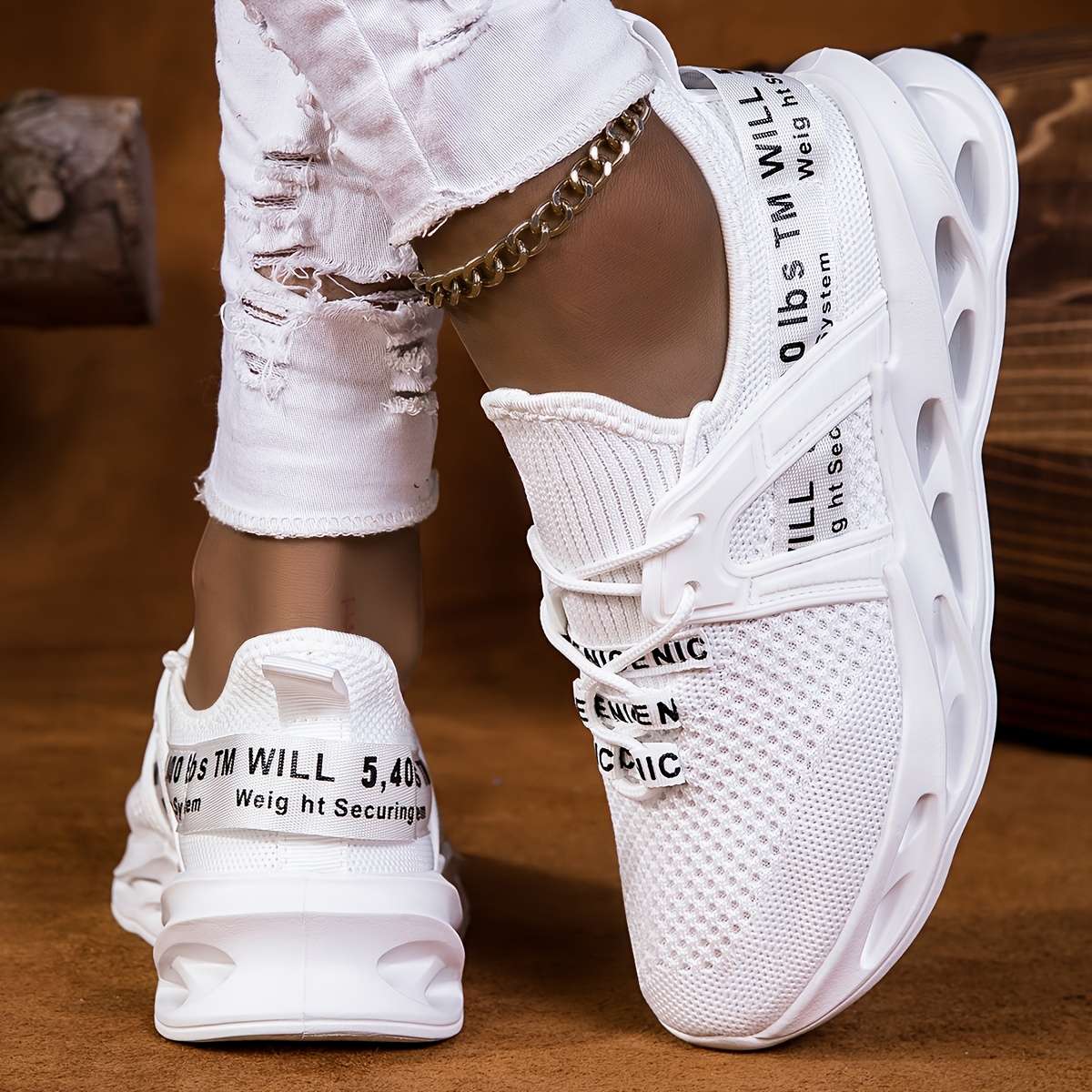 Women S Sneakers Color White Sizeuk 8