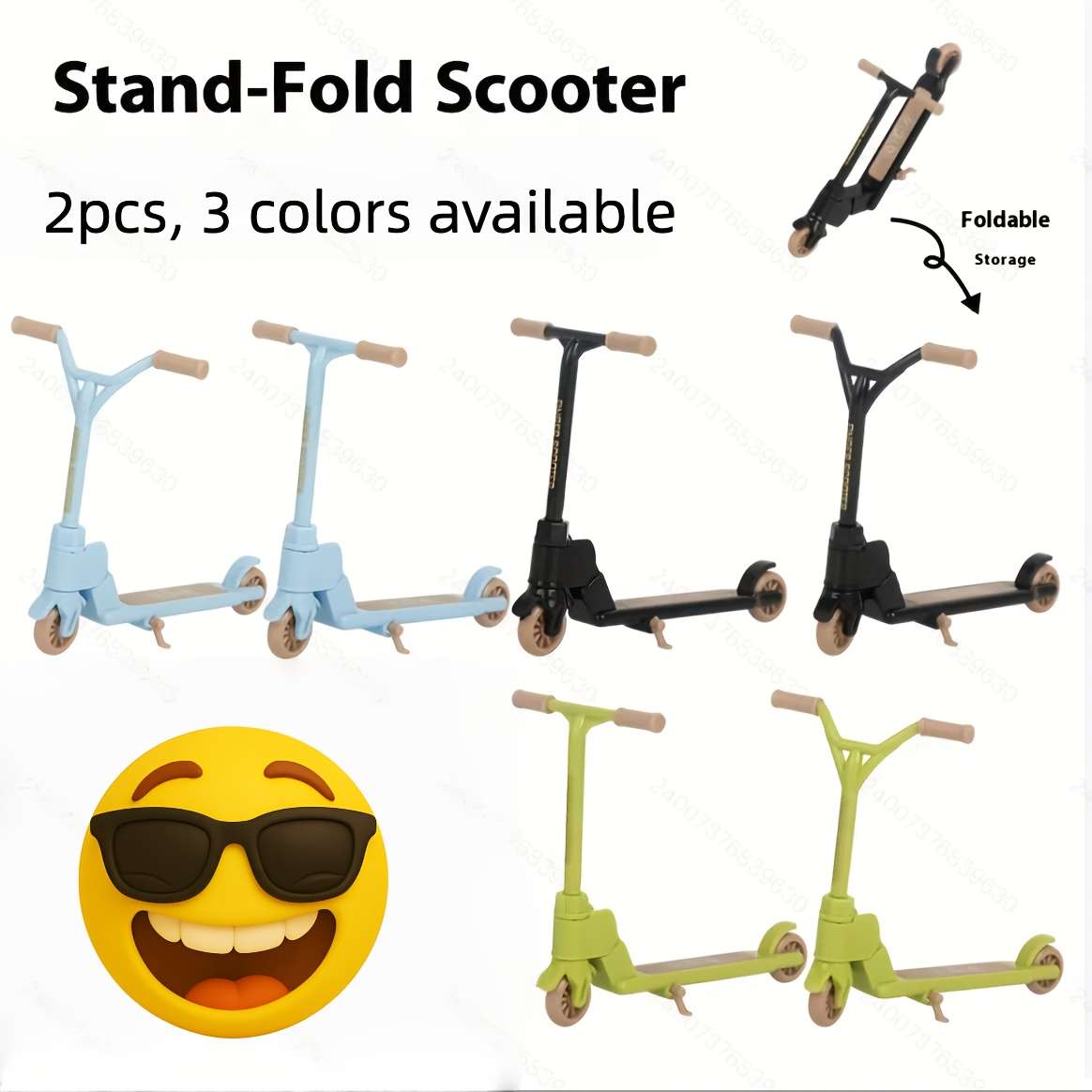 Scooter Color Black 2 Pack