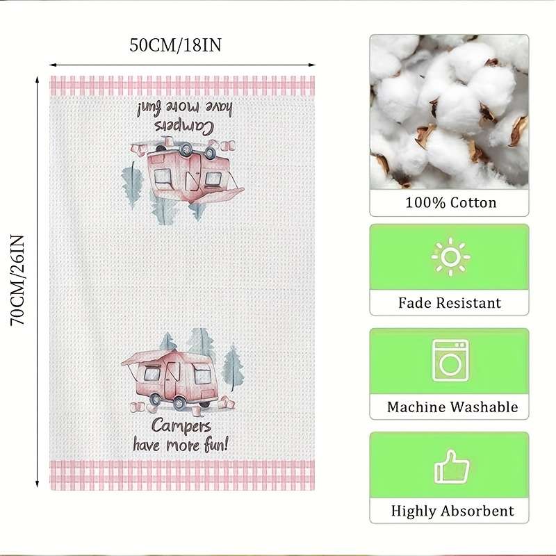 Rag Quantity Pink Camper 2Pcs