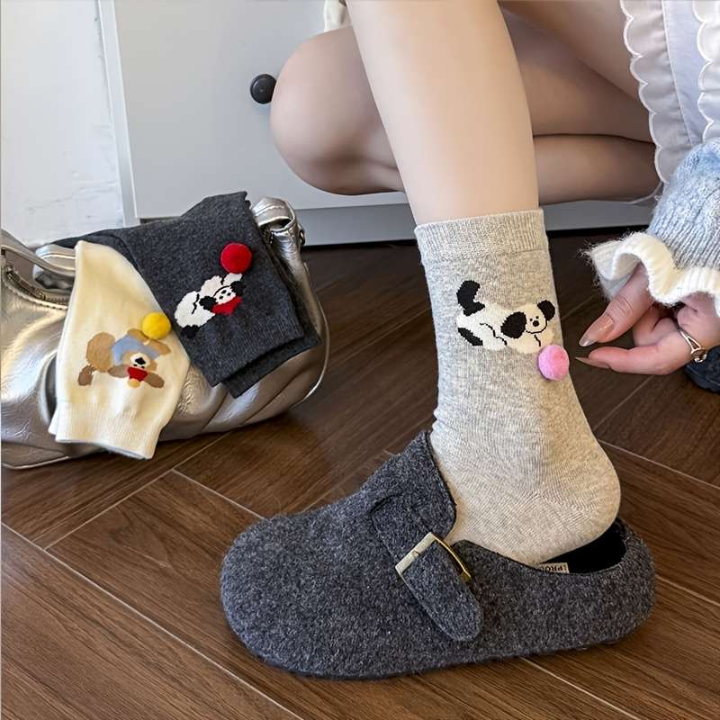 Women S Socks Color Five Pairs Size Asian Onesize