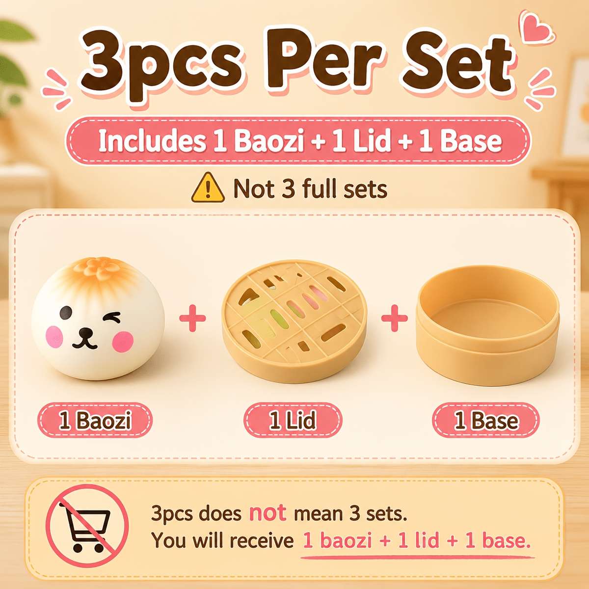 Squeezable Toys Color Baozi Steaming Basket Lid