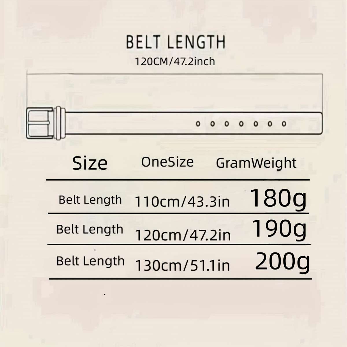 Belt Color White Size Size L 331.5Meter