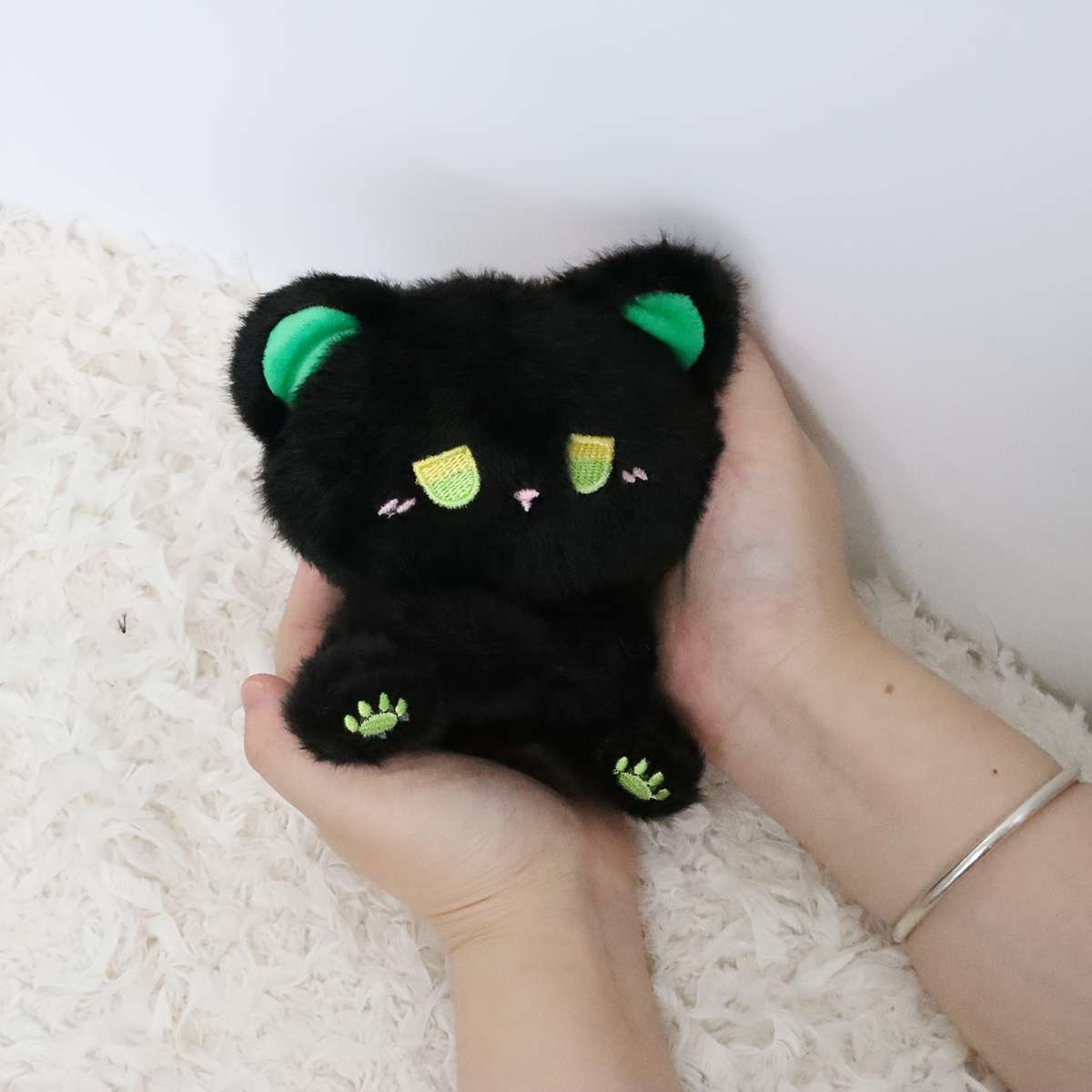 Plush Toys Color Black Green