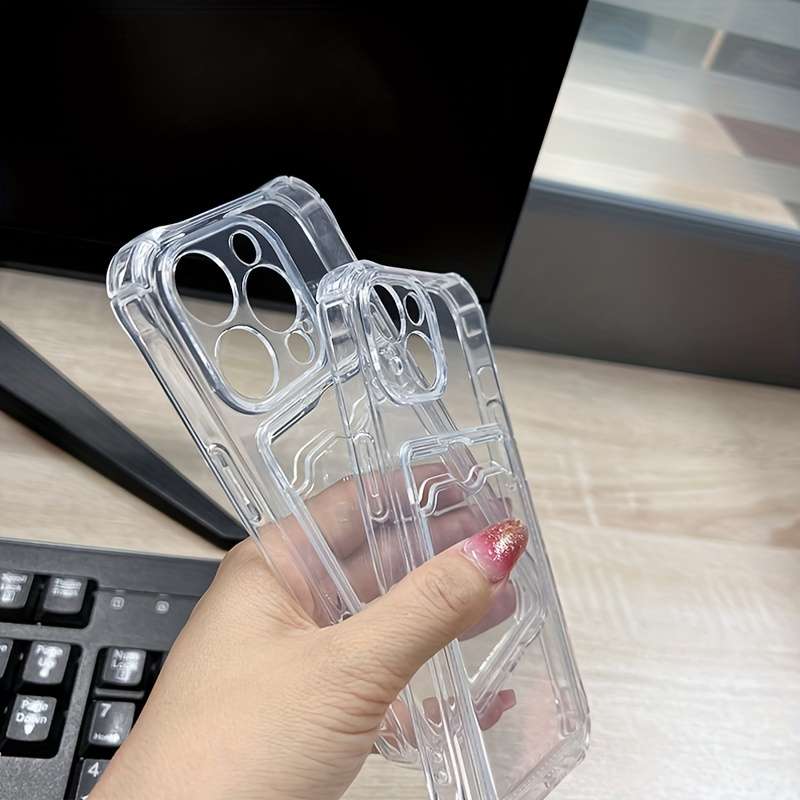 1Pc Transparent For iPhone 13 Phone Case Phone Cover