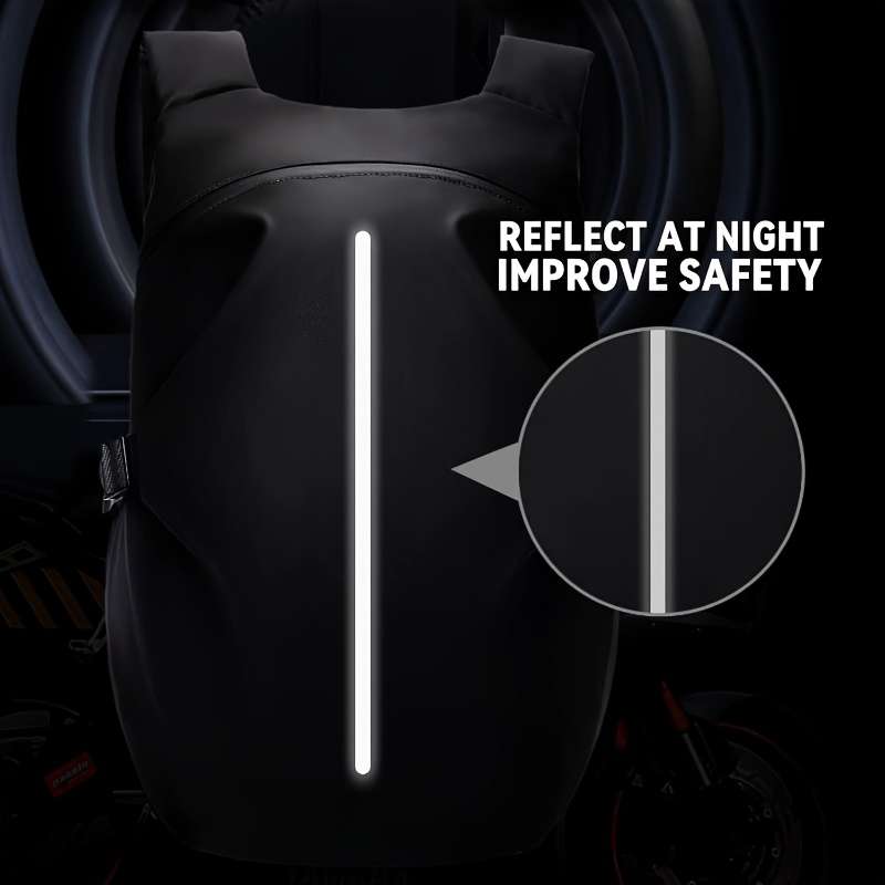 Men S Backpack Motorcycle Backpack Black Model 2