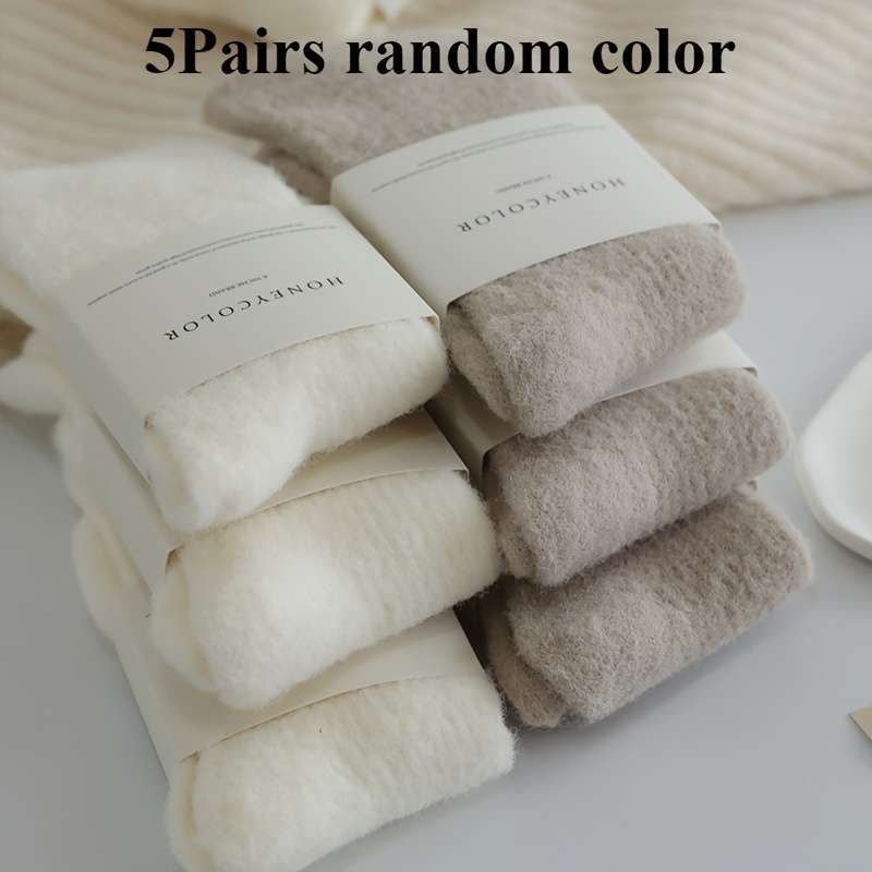 Women S Socks Color 5 Pairs Of Random Colors Size Onesize