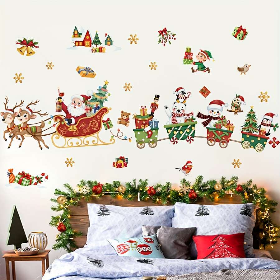 Christmas Decorations Size 2 Sheets 30X60Cm