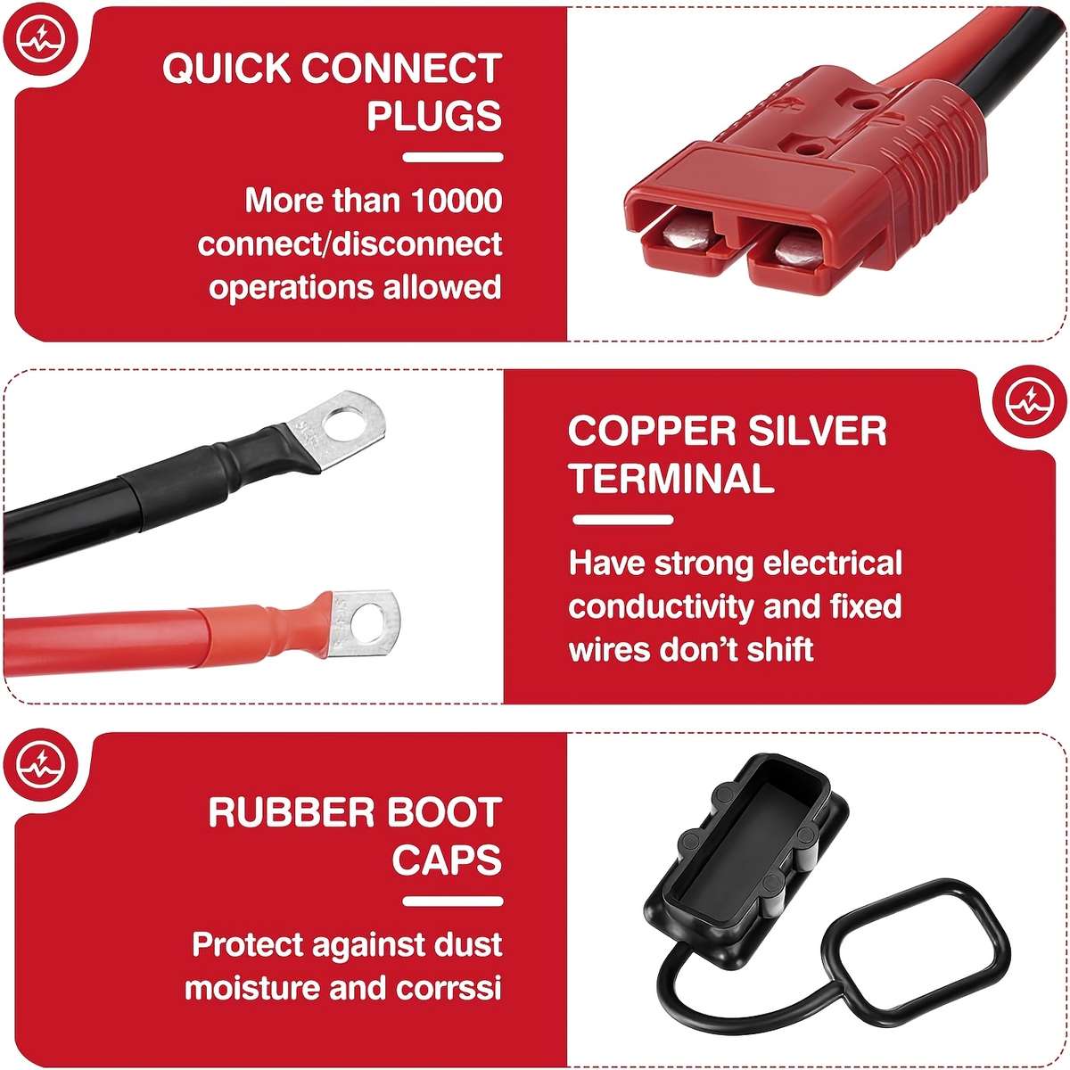 Car Accessories Model 6Awg 6.71Meter 60.96Cm