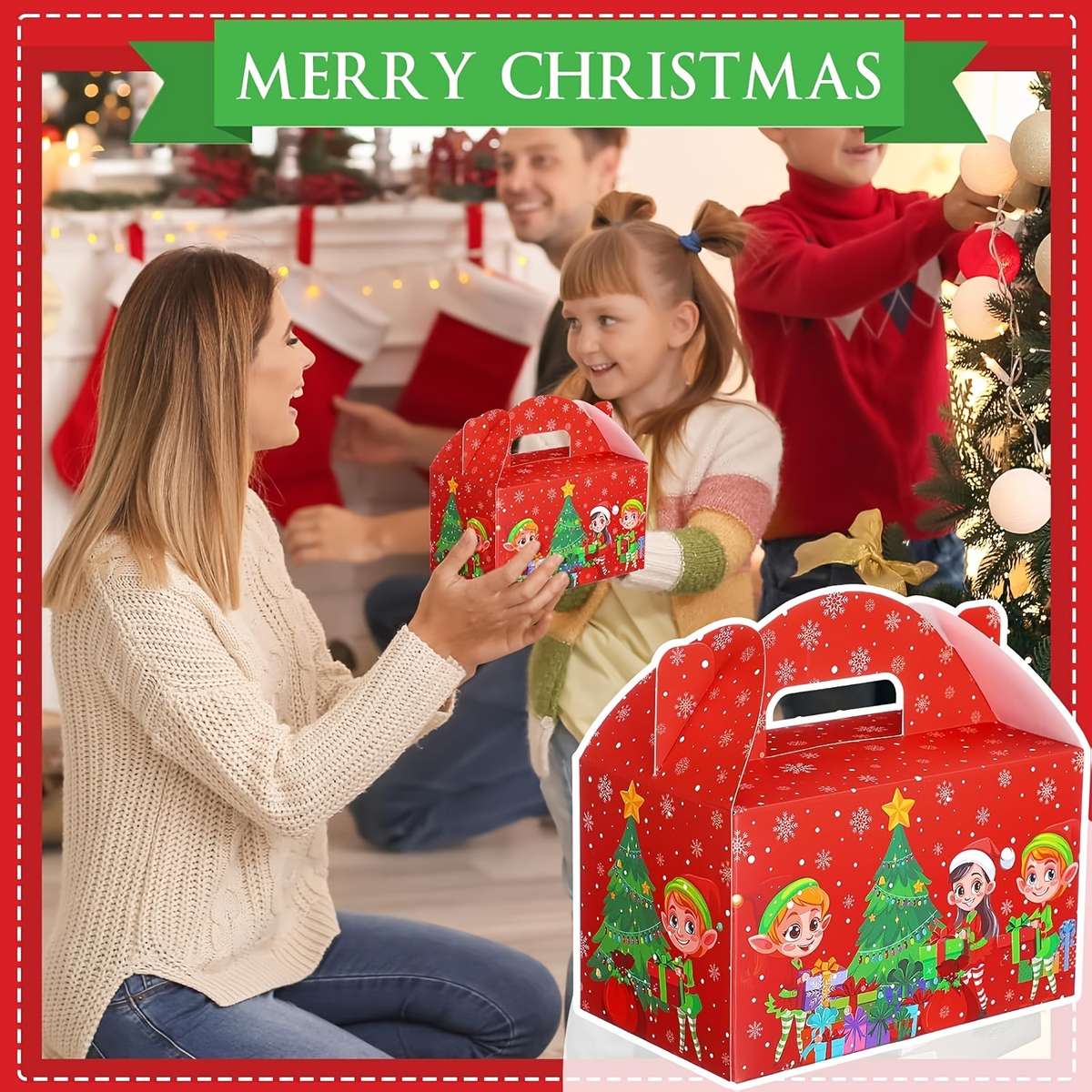 Christmas Gift Boxes Quantity 6Pcs