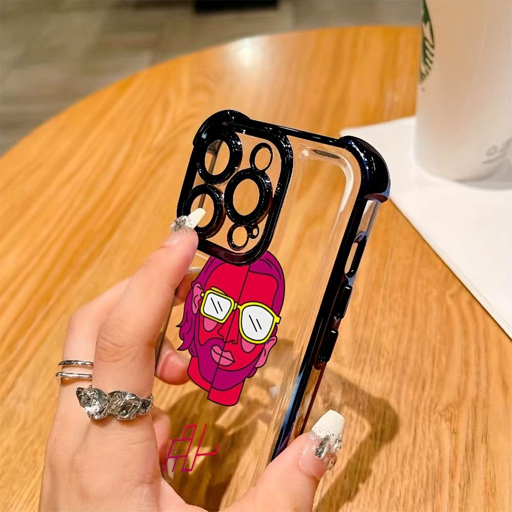 1Pc Mixed Color For iPhone 14 Pro Rapper Monkey Phone Case