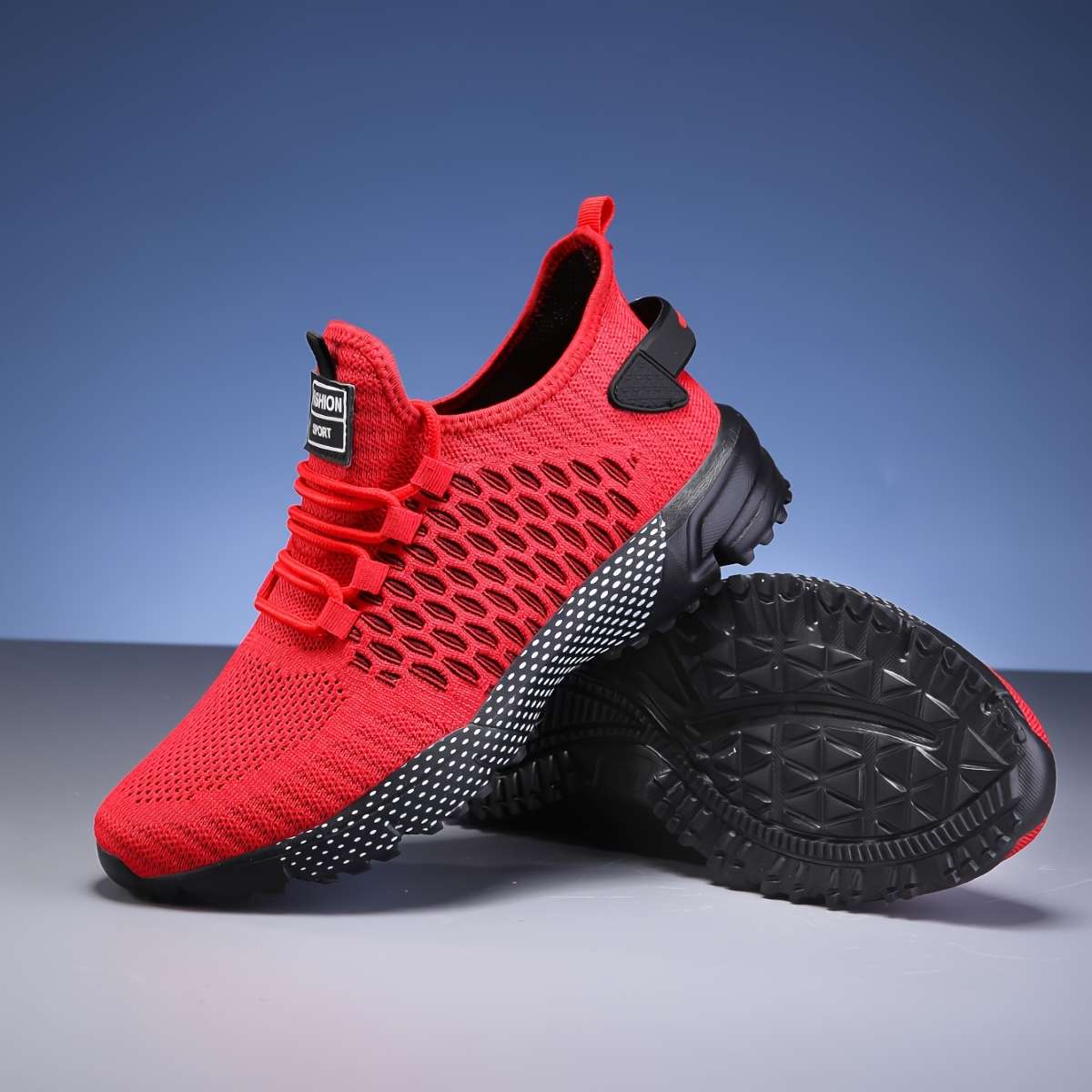 Sneakers Red Size Uk 7.5
