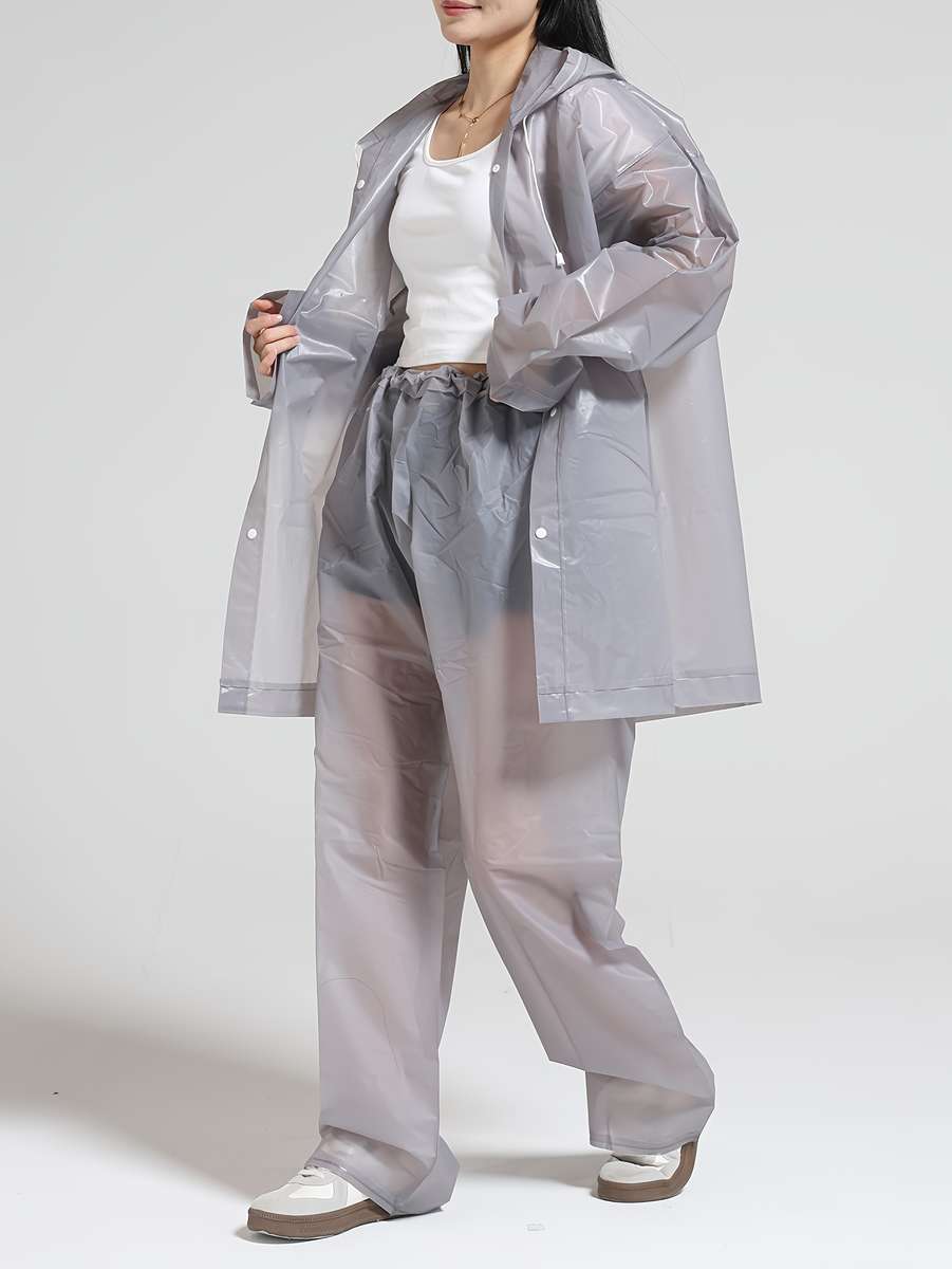 Raincoat Dark Gray Size Onesize