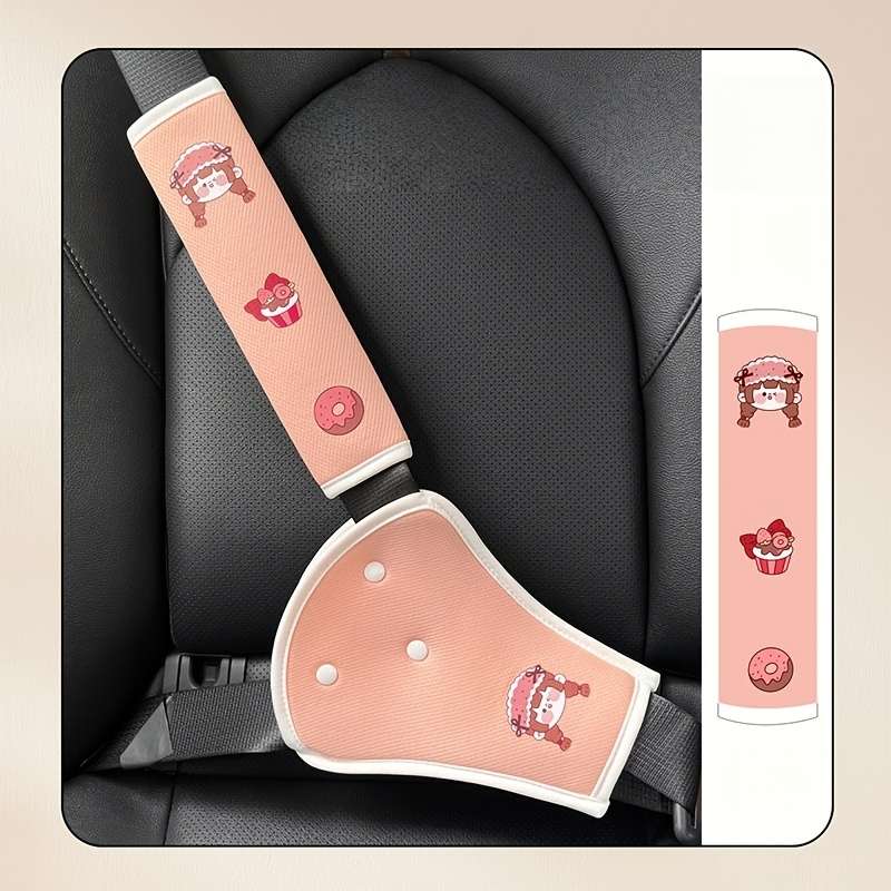 Car Seat Belt Covers Green Pumpkin 2Pcs