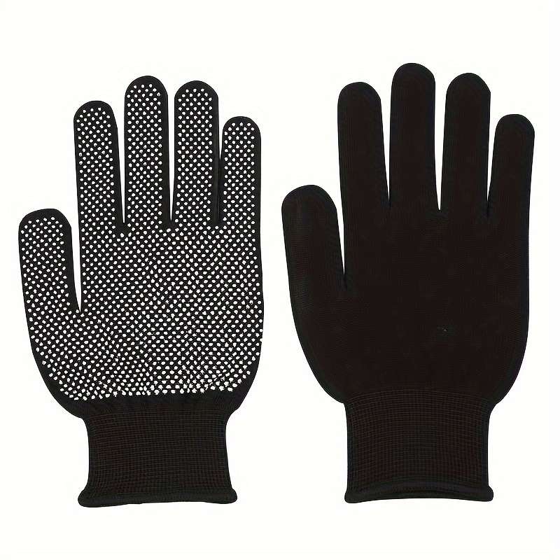 Work Gloves Color Gray Full Finger 2 Pairs