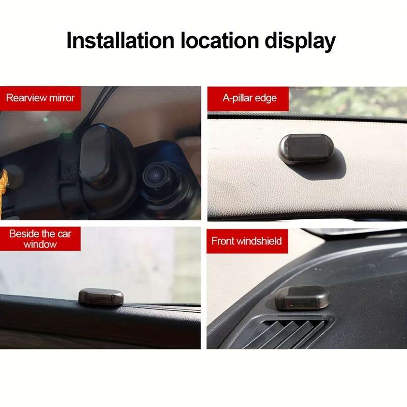 Car Lights Items Red Light*2Blue Light*2