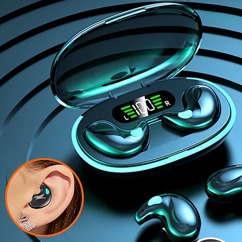 Rechargeable Wireless Earbuds Headphones Headset