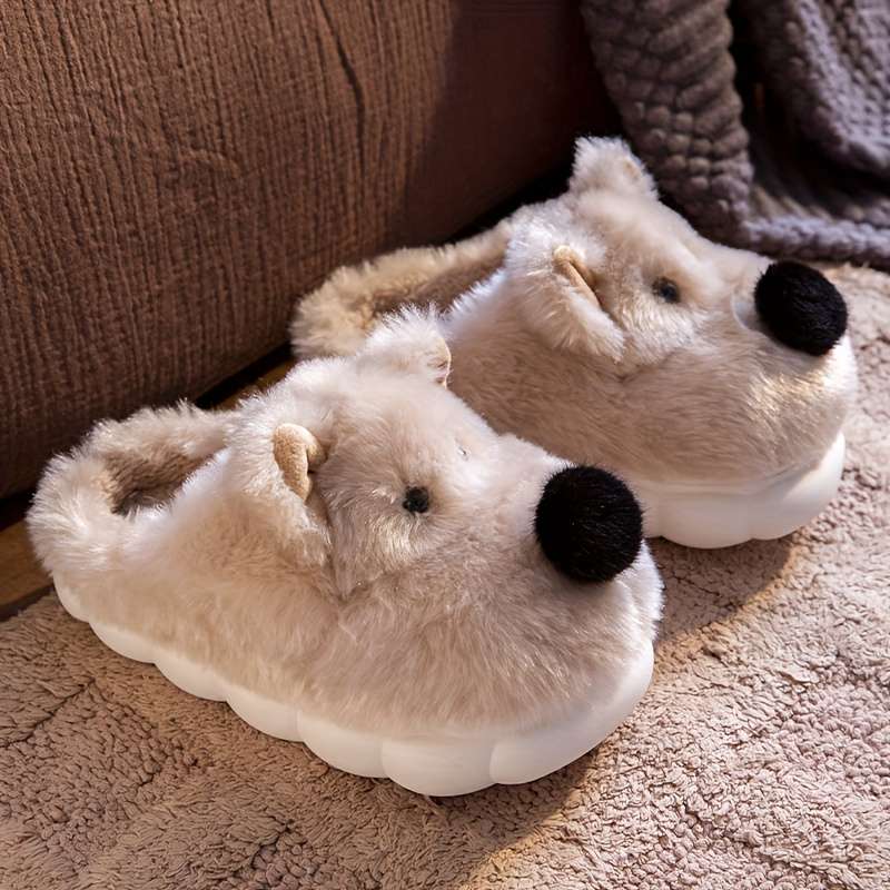 Cotton Slippers Color White Sizeuk 7.5-8