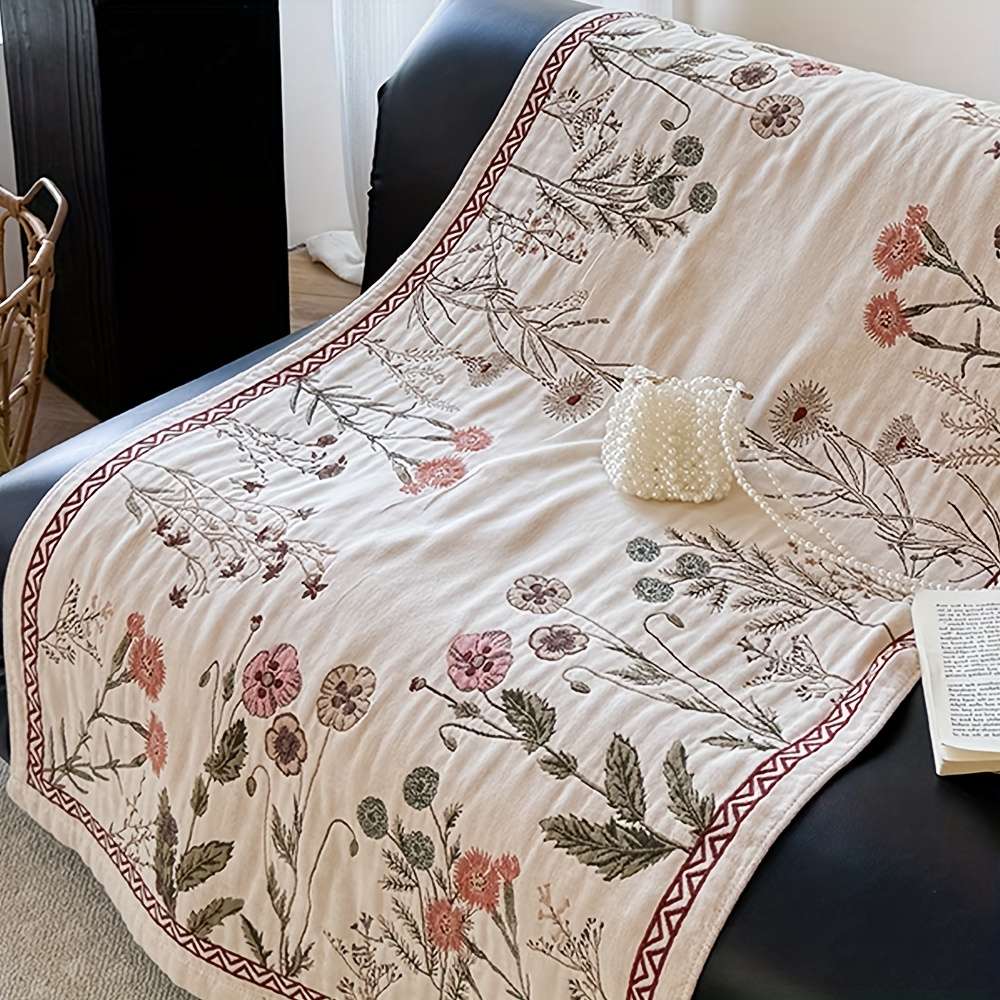 Bath Towel Color Flower