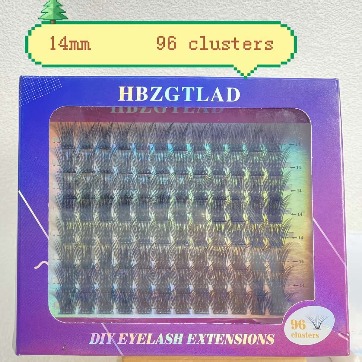 Natural Volume Lash Extensions Model 12mm Style Classic 12mm