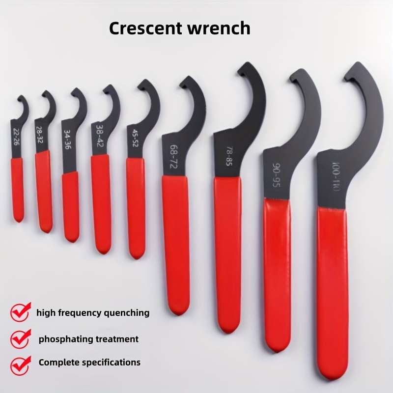 5-Piece Hook-Shaped Open-End Wrench Set