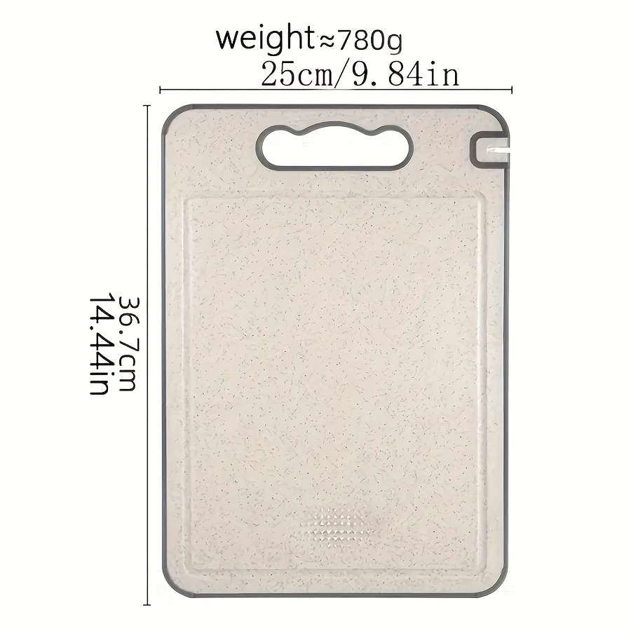 Cutting Board Color Pink White Size32.6Cm 12.8In 20.1Cm 7.9In Plastic