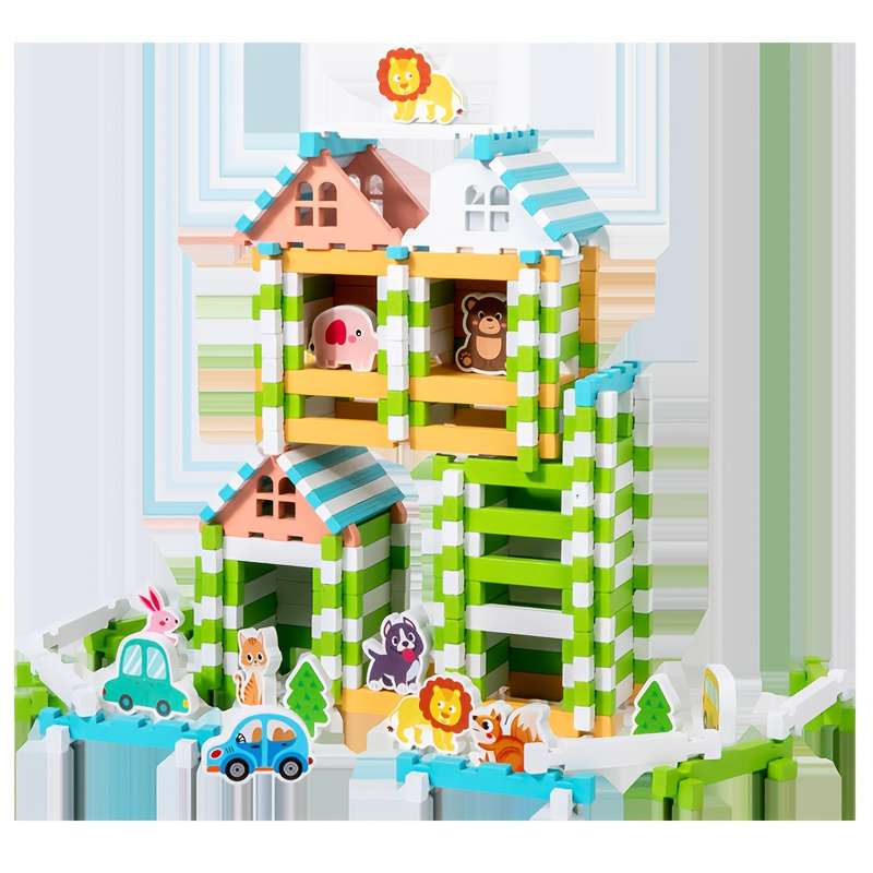 Building Toy Architectural Model Toy Set Items Mortise And Tenon Building Blocks