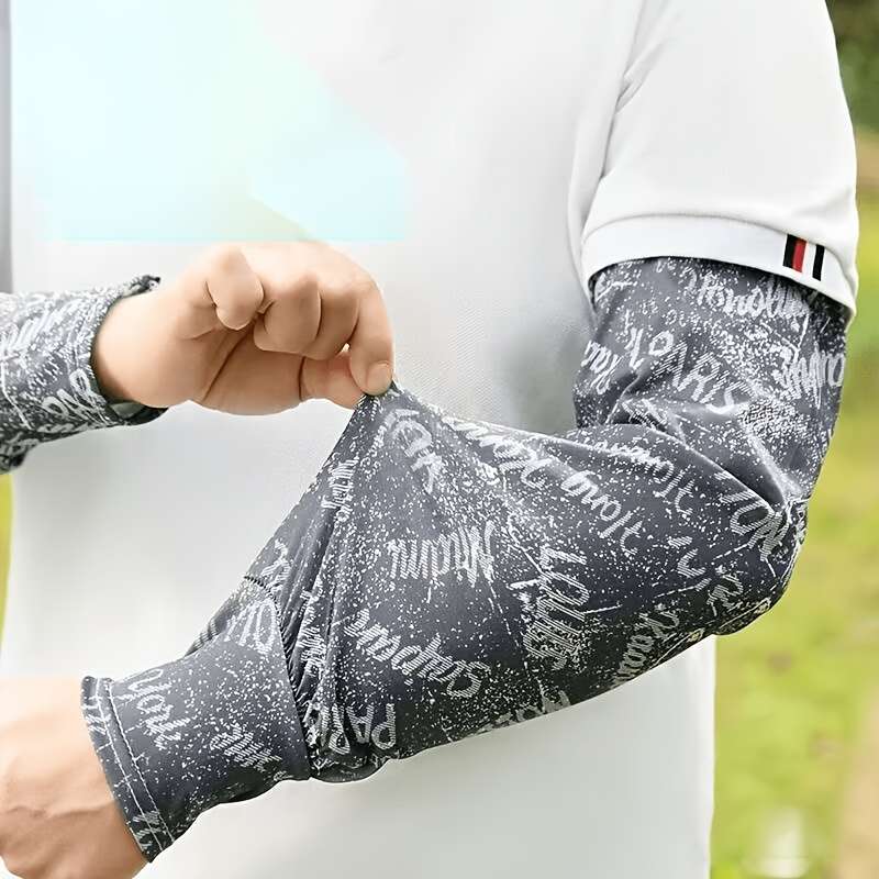 Sunscreen Sleeves Color Blue