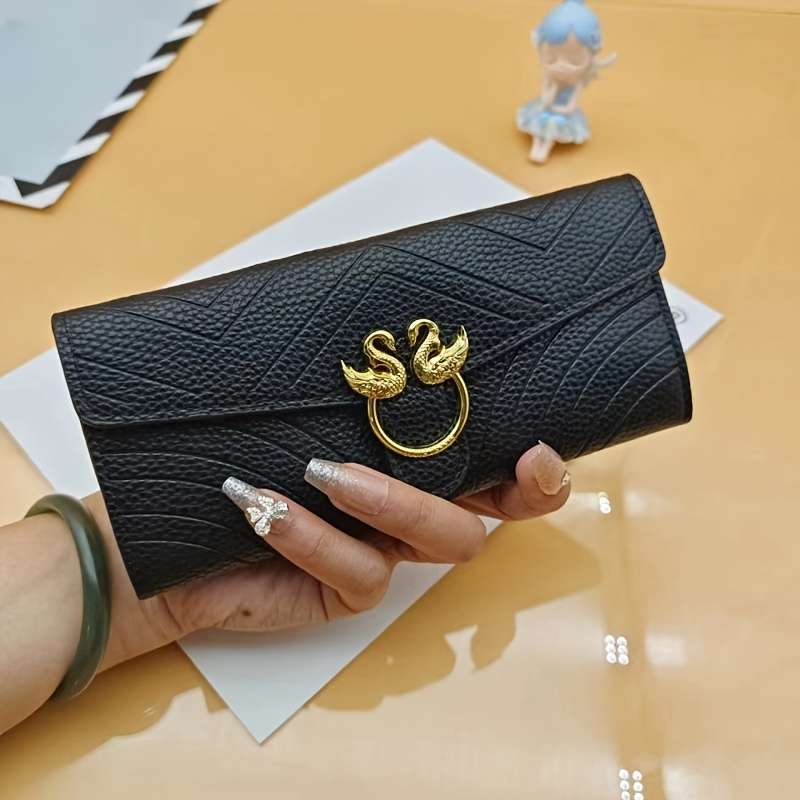 Shgor Three-Color Stylish Wallet And Clutch