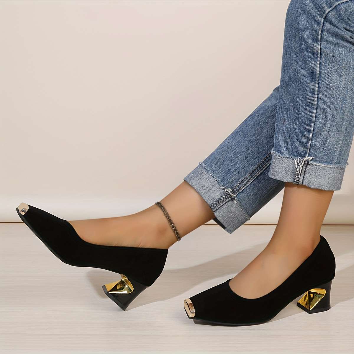 Women S High Heels Color Black Sizeuk 5