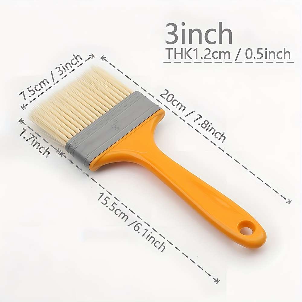Baking Brush Color Orange Model 7.62 Cm