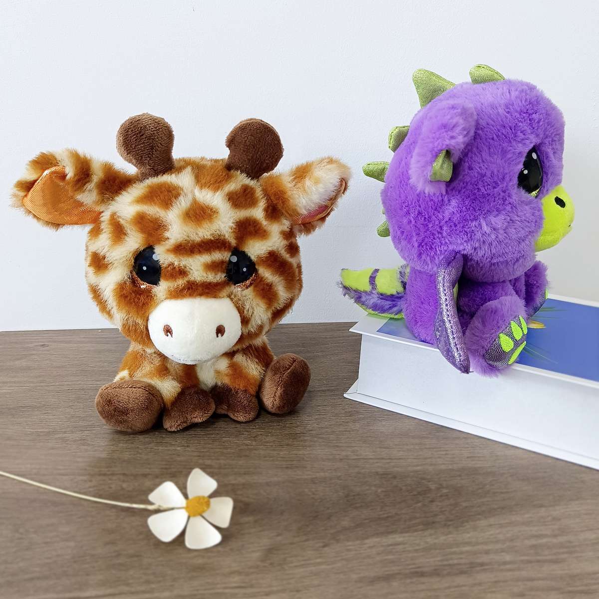 Plush Toyss color Purple Add Brown