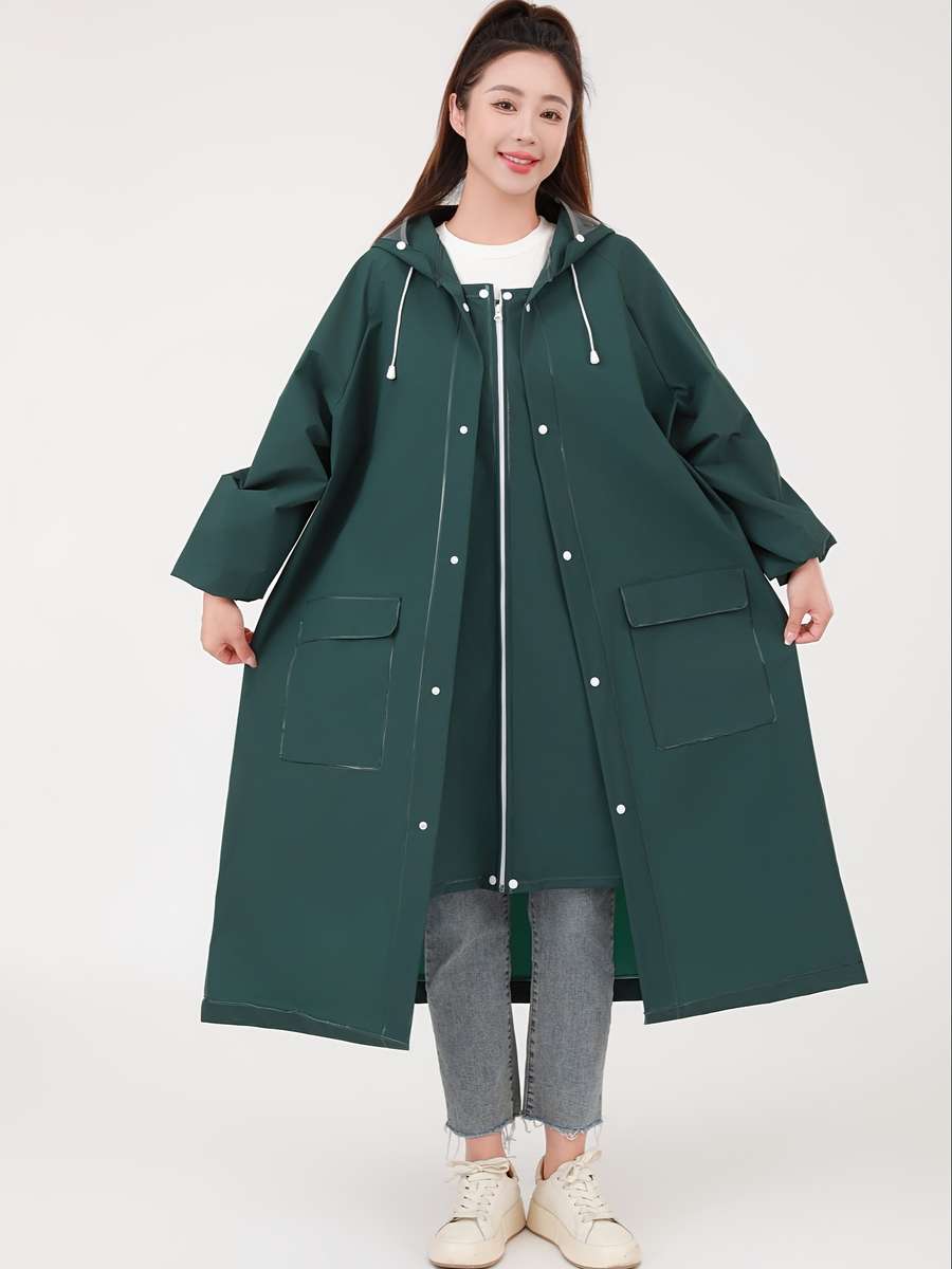 Raincoat White Size Asian L