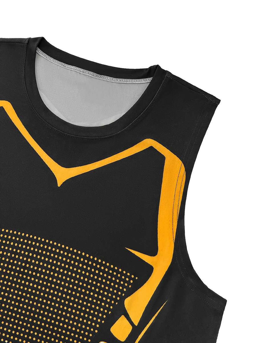 Men S Clothing Color Black Orange Size L
