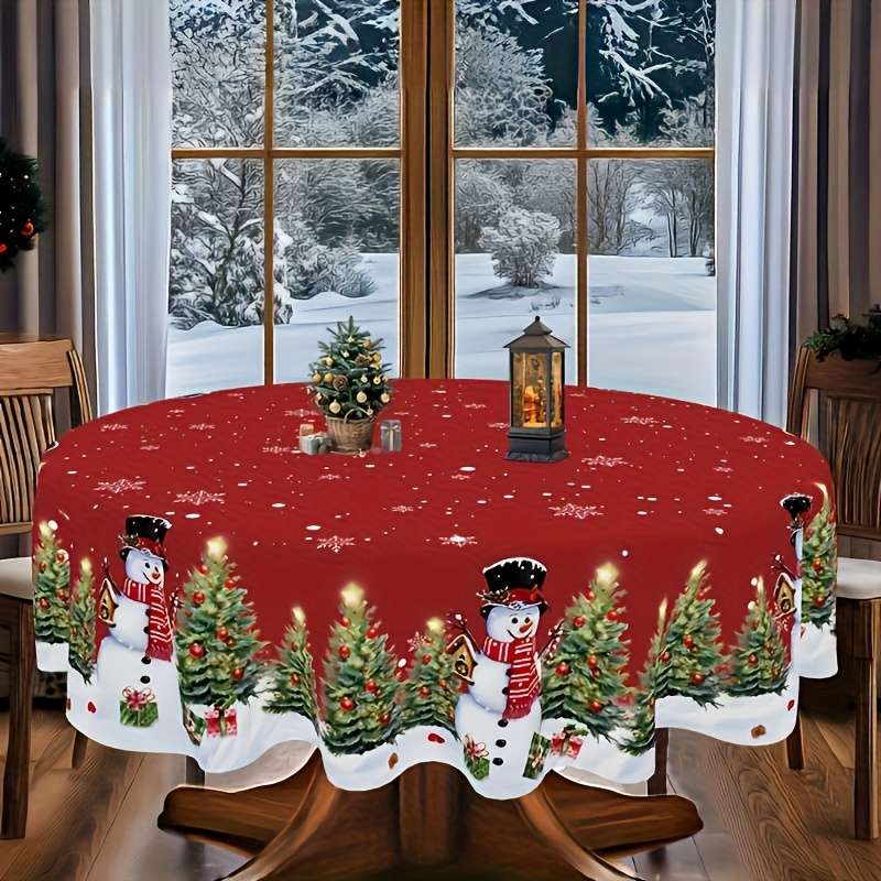 Christmas Tablecloth Size Round 150Cm