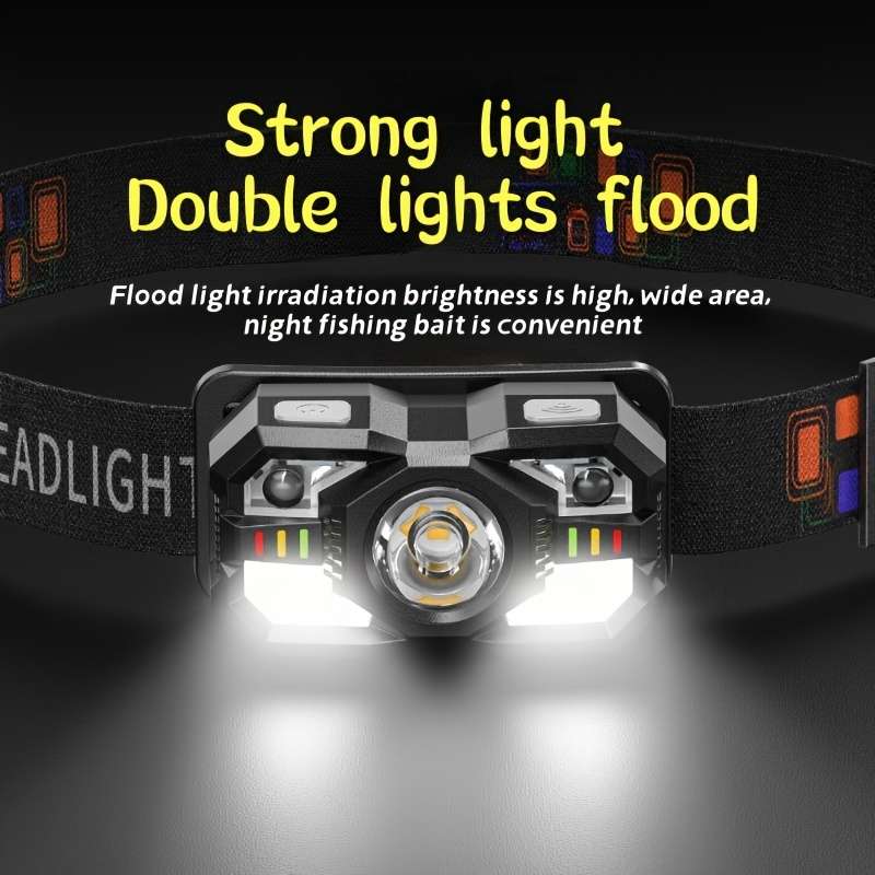 Headlamp Color Black 2Pcs