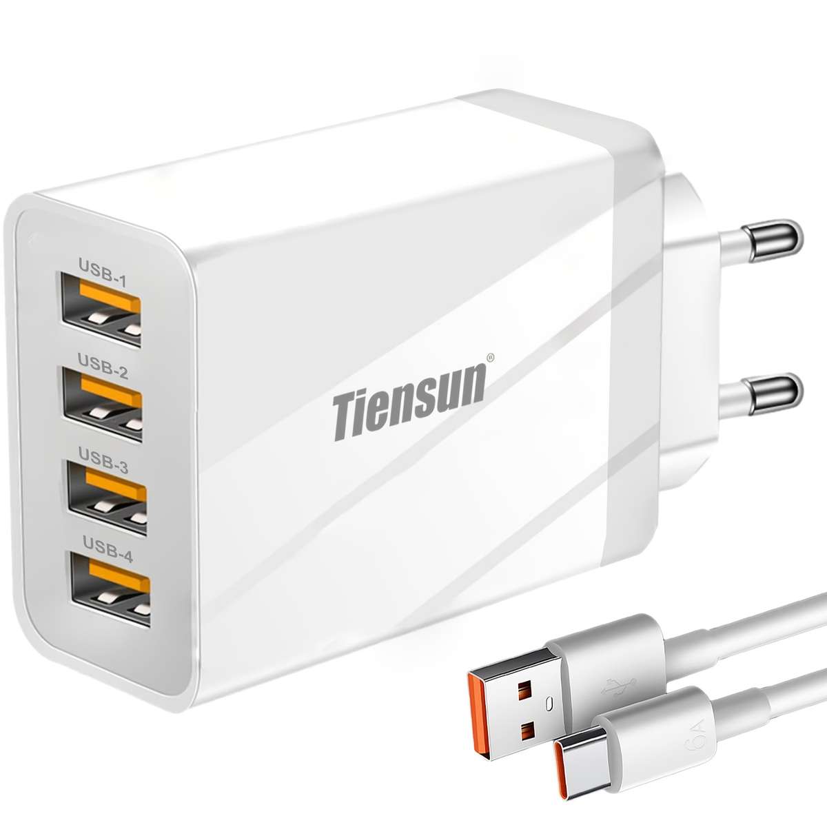 Charger Items Orange Usb Adapter