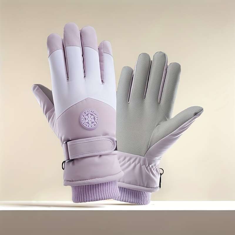 Winter Gloves Color Black Gray