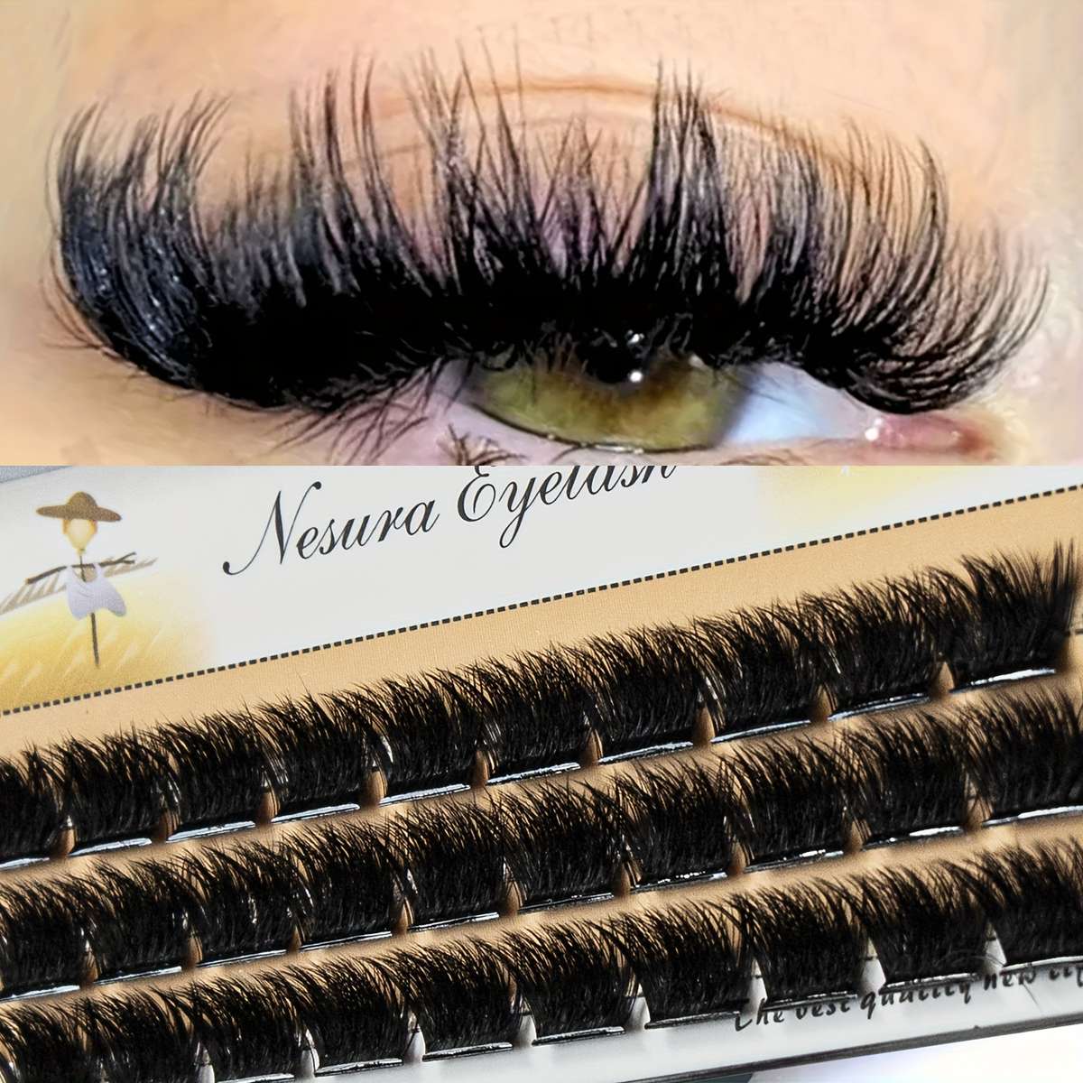 False Eyelashes Size 10Mm