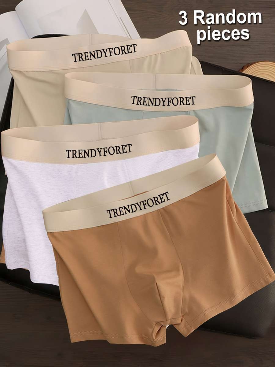 Mens Underwear Color 3Pcs Combination Color A Sizel