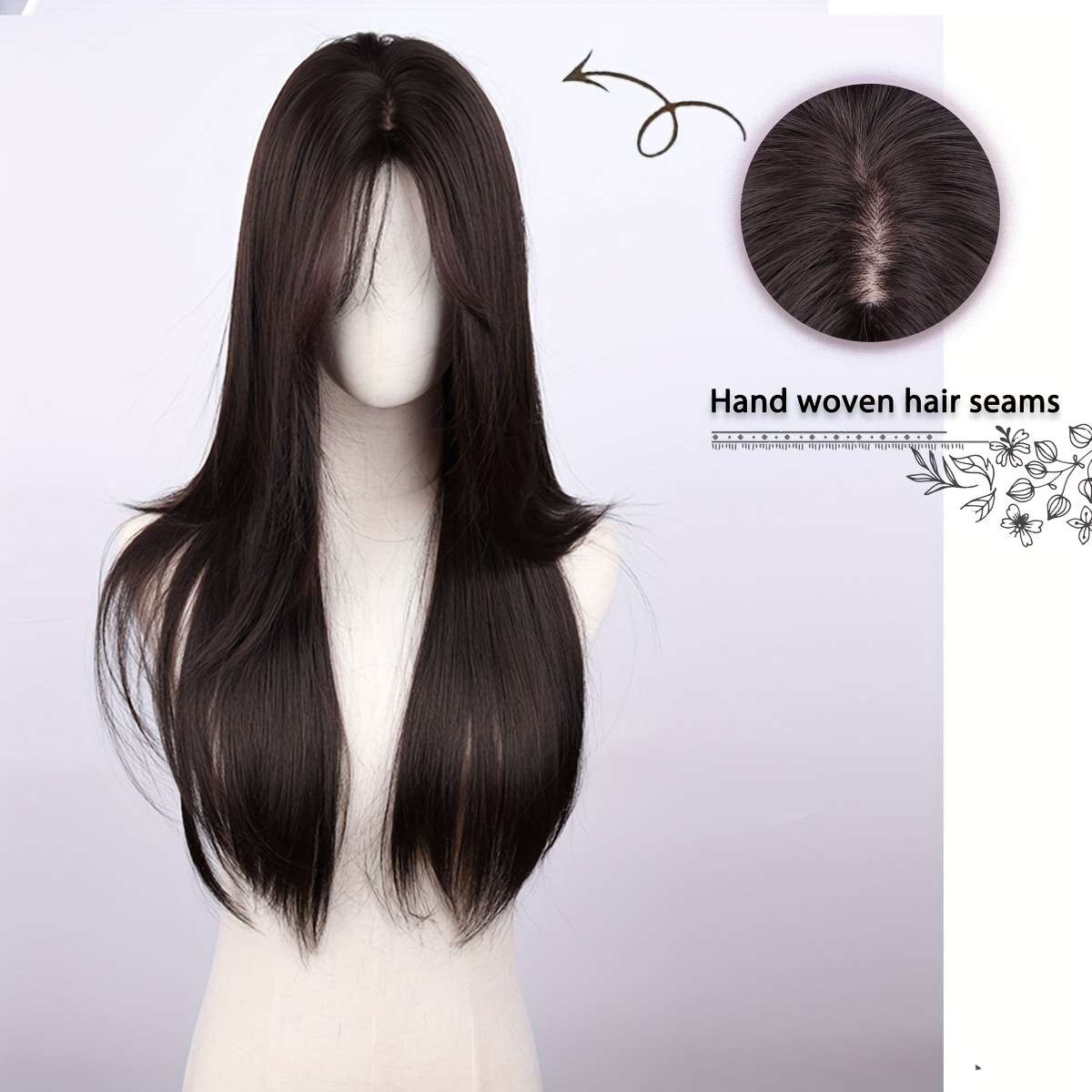 Lw3481-1 Womens Wigs Hair Length 71.12Cm