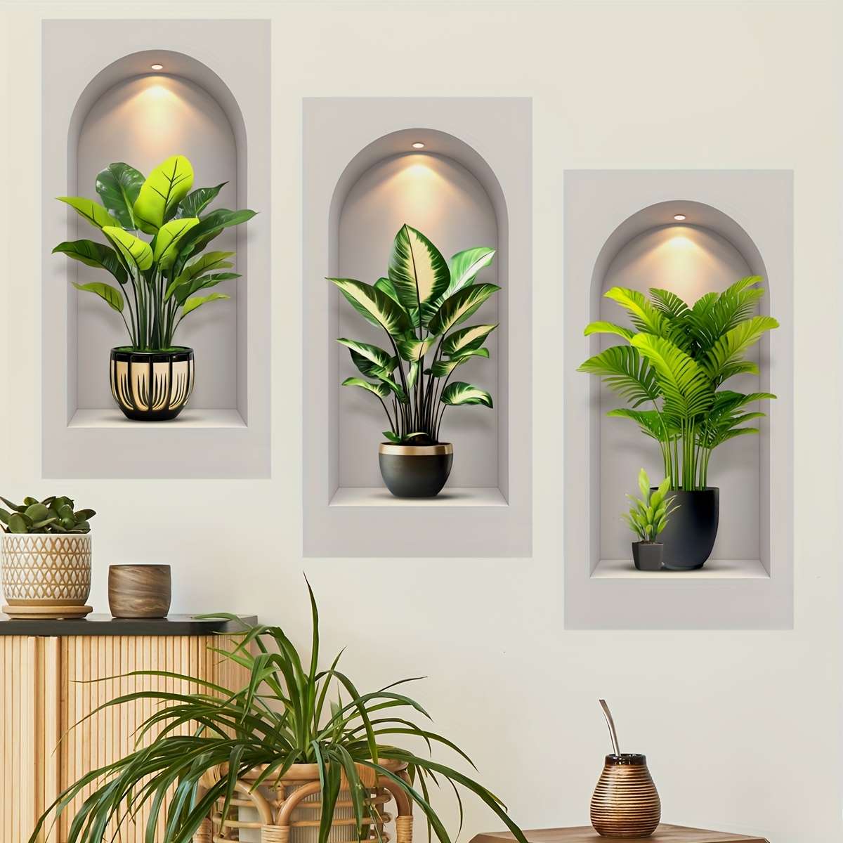 Wall Stickers Size 30*60Cm*3Pcs
