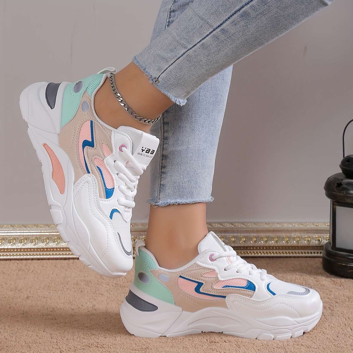 Women S Sneakers Color Blue Sizeuk 2