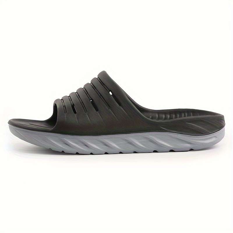 Men Slippers Summer Style Gray Orange Size Uk 10.5