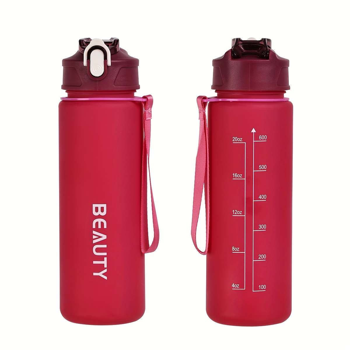 Water Cup Color Deep Red 600Ml