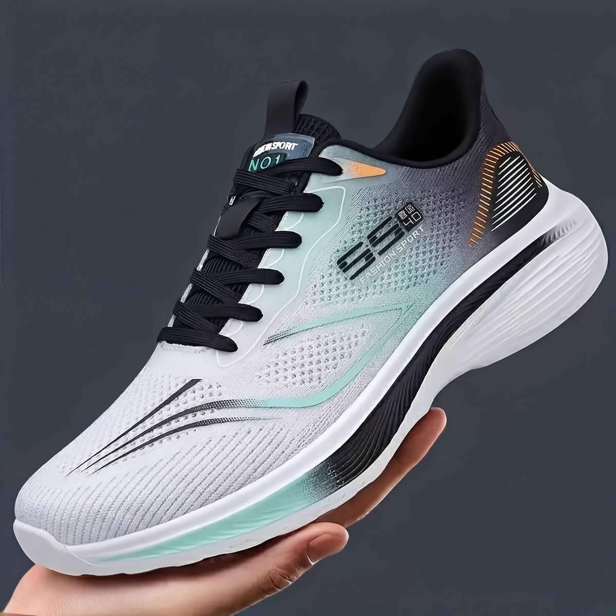 Sneakers Color White Green Sizeuk 7