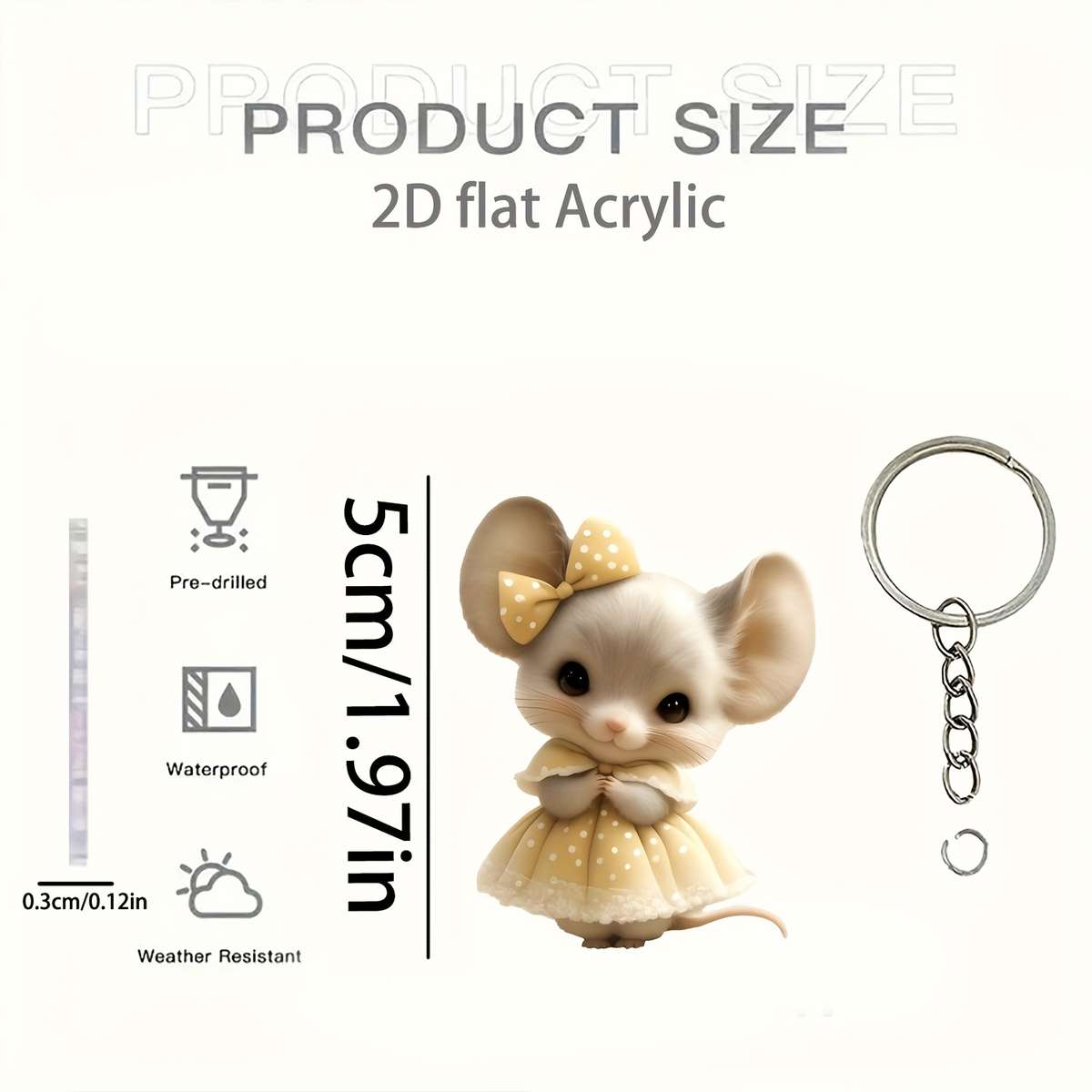 Keychain Ornament Size 5Cm