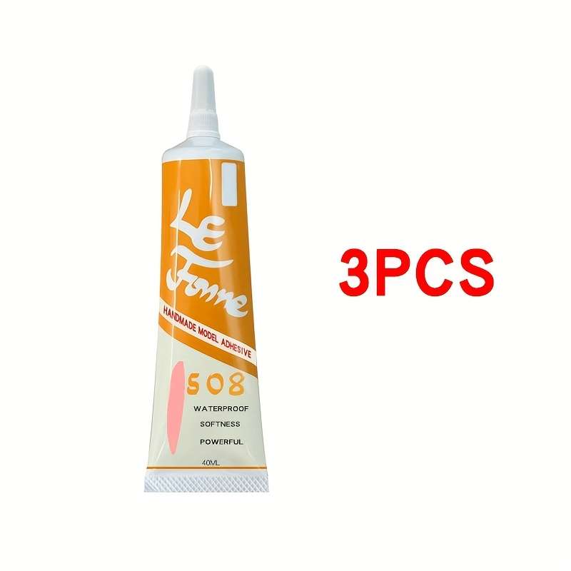 3Pcs Heavy Duty Flexible 40G Multipurpose Hand Adhesive For Industrial Use 40Ml