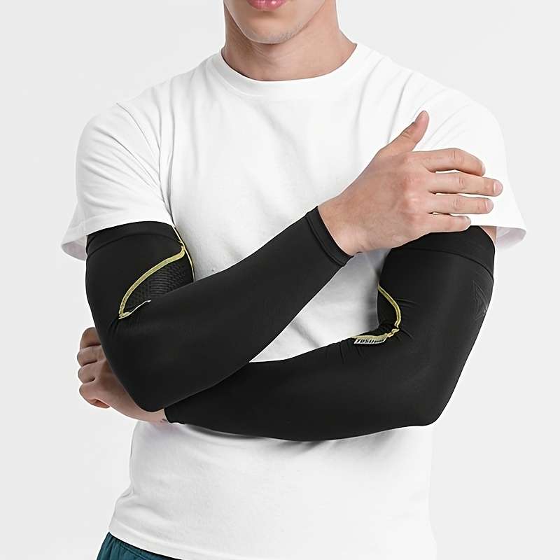 Sunscreen Sleeves Color White Size 2Xl