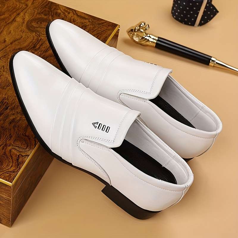 Mens Leather Shoes Color White Sizeuk 7